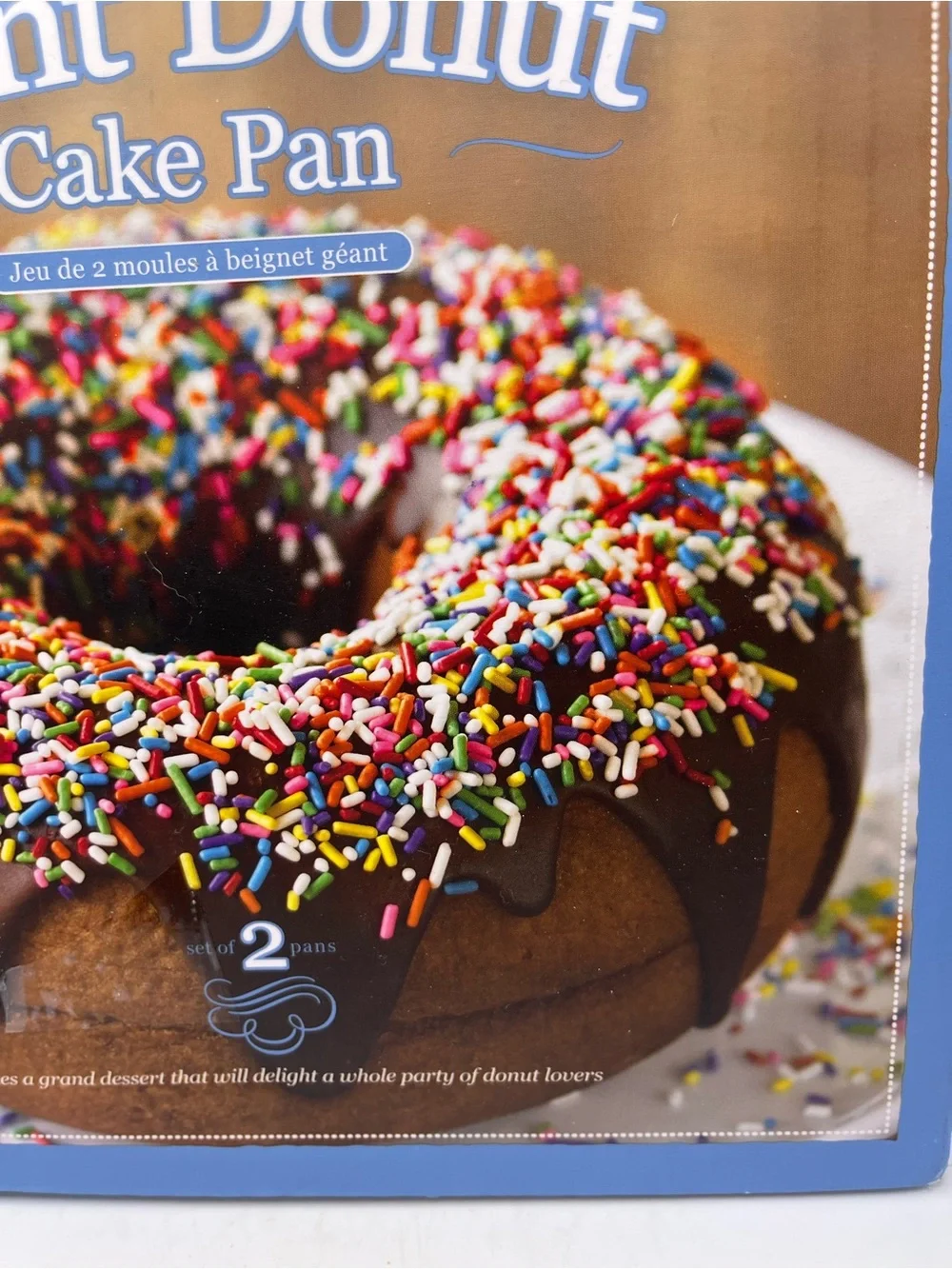 Williams Sonoma Giant Donut Cake Pan 8in 2009